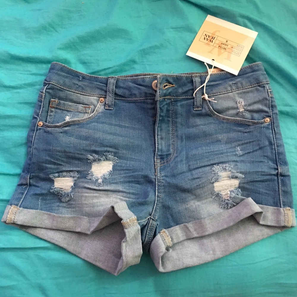 Denim shorts